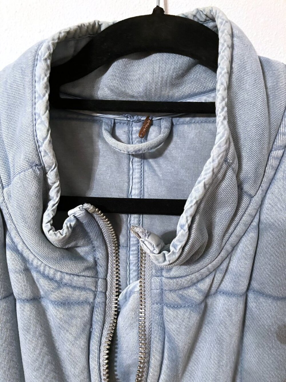 Free People Quilted Dolman Jacket, Wavy Waters | Size M - Picture 5 of 10